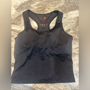 L'URV Black Racerback Sports Bra for Active Comfort, Size :S